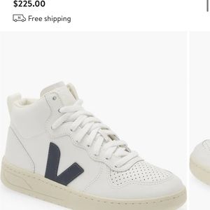 Veja V-15 Mid Top Sneaker (Women), size 8 / 39